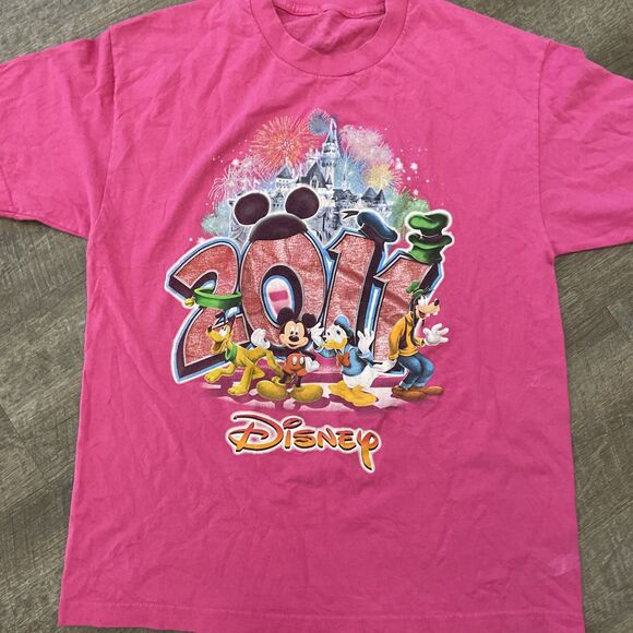 Walt Disney World 2011 T-Shirt Pink Size Large - Picture 3 of 9